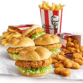 DEAL: KFC $33.95 Burger Feast 3