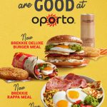 NEWS: Oporto New Breakfast Menu Items – Deluxe Burger, Rappa & Bowl