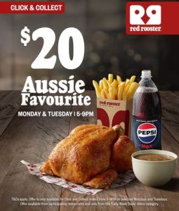 DEAL: Red Rooster - $15 off with $40 Spend via Menulog (until 7 April 2024) 9