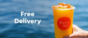 DEAL: Sharetea - Free Delivery with $20 Spend via Menulog 5