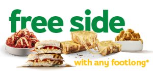 DEAL: Subway – Free Side with Any Footlong Sub via App or Online (until 3 September 2024) 1