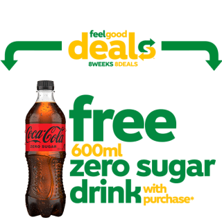 DEAL: Subway – Free 600ml Coke Zero Sugar with Any Purchase via App or Online (until 13 August 2024) 9