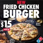 NEWS: Domino’s Fried Chicken Burger Pizza