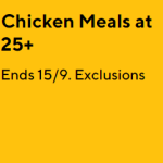 DEAL: Hungry Jack’s – $12 Large Selected Chicken Meals with $25+ Spend via DoorDash (until 12 September 2024)