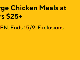 DEAL: Hungry Jack's - $12 Large Selected Chicken Meals with $25+ Spend via DoorDash (until 12 September 2024) 4