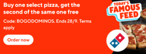 DEAL: Domino's - Buy One Get One Selected Pizzas Free via DoorDash (28 September 2024) 6