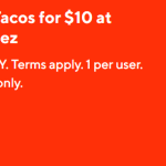 DEAL: Guzman Y Gomez – 3 Tacos for $10 via DoorDash (2 September 2024)