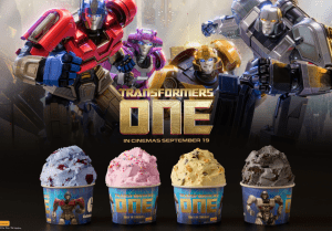 DEAL: Gelatissimo - Free Scoop of Transformer One Gelato on 6 September 2024 from 3pm 2