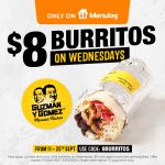 DEAL: Guzman Y Gomez – $8 Burritos with $15 Minimum Spend on Wednesdays via Menulog (until 25 September 2024)