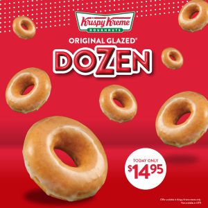 DEAL: Krispy Kreme South Australia - $14.95 Original Glazed Dozen (19 September 2024) 5