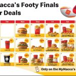 DEAL: McDonald’s – Footy Finals Fever Deals via App from 18 September to 6 October 2024