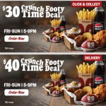 DEAL: Red Rooster – 2 Large Crunch Time Boxes for $30 Click & Collect / $40 Delivery on 5-9pm Fridays to Sundays (until 6 October 2024)