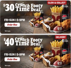 DEAL: Red Rooster - $5.50 Quarter Chicken & Chips until 4pm 4