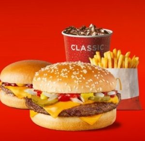 DEAL: McDonald’s - Small Quarter Pounder Meal & Cheeseburger for $8.95 via mymacca's App (30 September 2024) 1