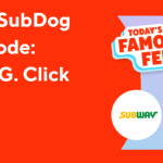 DEAL: Subway – $1 6-Inch SubDog via DoorDash (8 September 2024)