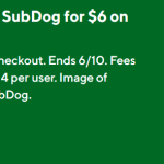 DEAL: Subway – $6 6-Inch SubDog via DoorDash (until 6 October 2024)