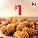 DEAL: KFC – $1 Wicked Wing Each (until 25 November 2024)