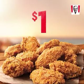 DEAL: KFC - $1 Wicked Wing Each via App or Online (until 25 November 2024) 5