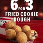 DEAL: KFC – 6 Pieces of Fried Cookie Dough for $3 (Canberra Only)