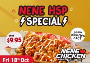 DEAL: Nene Chicken - $9.95 HSP Halal Snack Pack (18 October 2024) 5