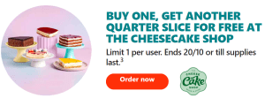 DEAL: The Cheesecake Shop - Buy One Get One Free Quarter Slices for DashPass Members via DoorDash (until 20 October 2024) 6