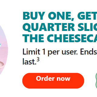 DEAL: The Cheesecake Shop - Buy One Get One Free Quarter Slices for DashPass Members via DoorDash (until 20 October 2024) 12