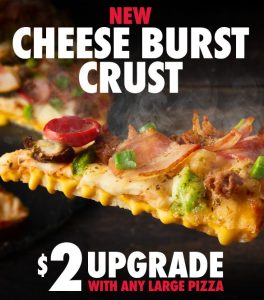 NEWS: Domino's Brings Back the Cheese Burst Crust 1