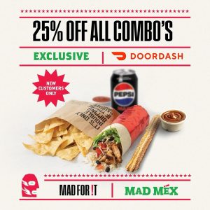 DEAL: Mad Mex - 25% off All Combos Between 11am-4pm Monday-Fridays via DoorDash (until 31 October 2024) 9