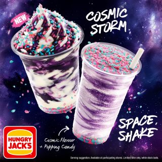 NEWS: Hungry Jack's Cosmic Storm & Space Shake 3