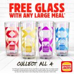 DEAL: Hungry Jack’s – Free Glass with Large Meal Purchase