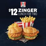 DEAL: KFC $12 Zinger Lunch for Two