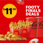 DEAL: McDonald’s – 10 McNuggets. 2 Medium Fries & 2 Medium Soft Drinks for $11.50 via mymacca’s App (5 October 2024)