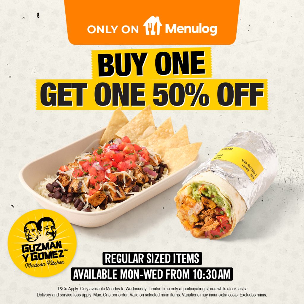 DEAL Mad Mex Free Delivery with 30 Minimum Spend via Menulog (until