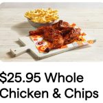 DEAL: Oporto – $25.95 Whole Chicken & Family Chips via Online or App