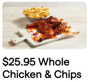 DEAL: Oporto - $5 off $35 Spend Online on Mondays to Thursdays 9