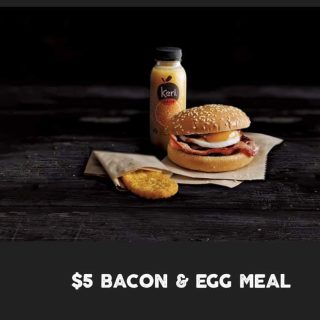 DEAL: Oporto - $5 Bacon & Egg Burger Meal until 11am Daily (ends 8 December 2024) 3