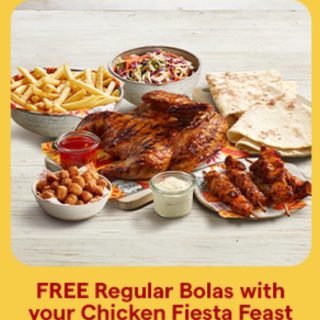 DEAL: Oporto - Free Regular Chicken Bolas with Chicken Fiesta Feast via Online or App (until 8 December 2024) 9