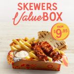 DEAL: Oporto – $9.95 Skewers Valiue Box via Online or App (until 9 December 2024)