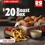 DEAL: Red Rooster – $20 Roast Box via Click & Collect Online or App (until 3 November 2024)