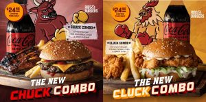 DEAL: Ribs & Burgers $24.90 Chuck & Cluck Combos 3