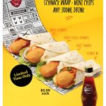 DEAL: Schnitz $10 Value Deal – Schnack Wrap, Mini Chips & 300ml Drink