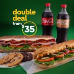 DEAL: Subway $35 Double Deal with 2 Footlongs, 2 Cookies & 2 600ml Drinks