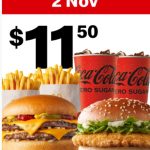 DEAL: McDonald’s – $11.50 Small Double Cheeseburger Meal & Small McChicken Meal on 2 November 2024 (30 Days 30 Deals)