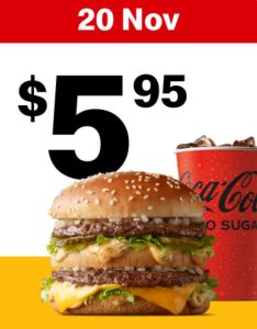 DEAL: McDonald’s - 20% off with $10 Minimum Spend on 20 November 2022 (30 Days 30 Deals) 3