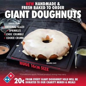 NEWS: Domino's Launches Giant Doughnuts 1