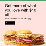 DEAL: Grill’d – $10 off $35+ Spend via Uber Eats (until 7 November 2024)