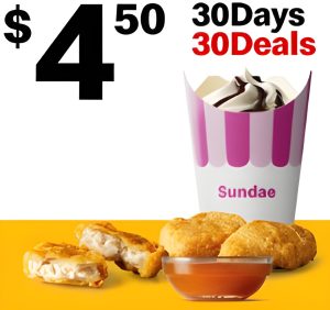 DEAL: McDonald’s - 10 McNuggets & 2 Medium Soft Drinks for $8.95 via mymacca's App (29 September 2024) 3