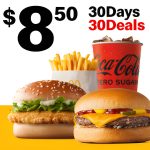 DEAL: McDonald’s – $8.50 Small McChicken Meal & Cheeseburger on 4 November 2024 (30 Days 30 Deals)