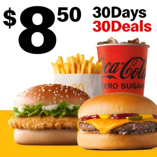 DEAL: McDonald’s - $8.50 Small McChicken Meal & Cheeseburger on 4 November 2024 (30 Days 30 Deals) 6